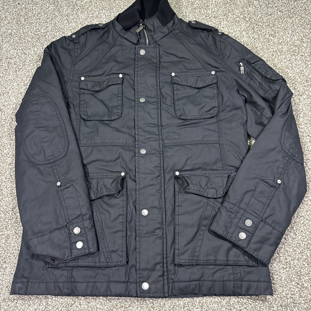 Guess Tiesto Military Style Biker Grunge Jacket 1201/1203 Limited Edition 2012 M